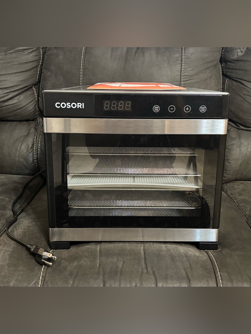 Black Stainless Steel Food Dehydrator Oven